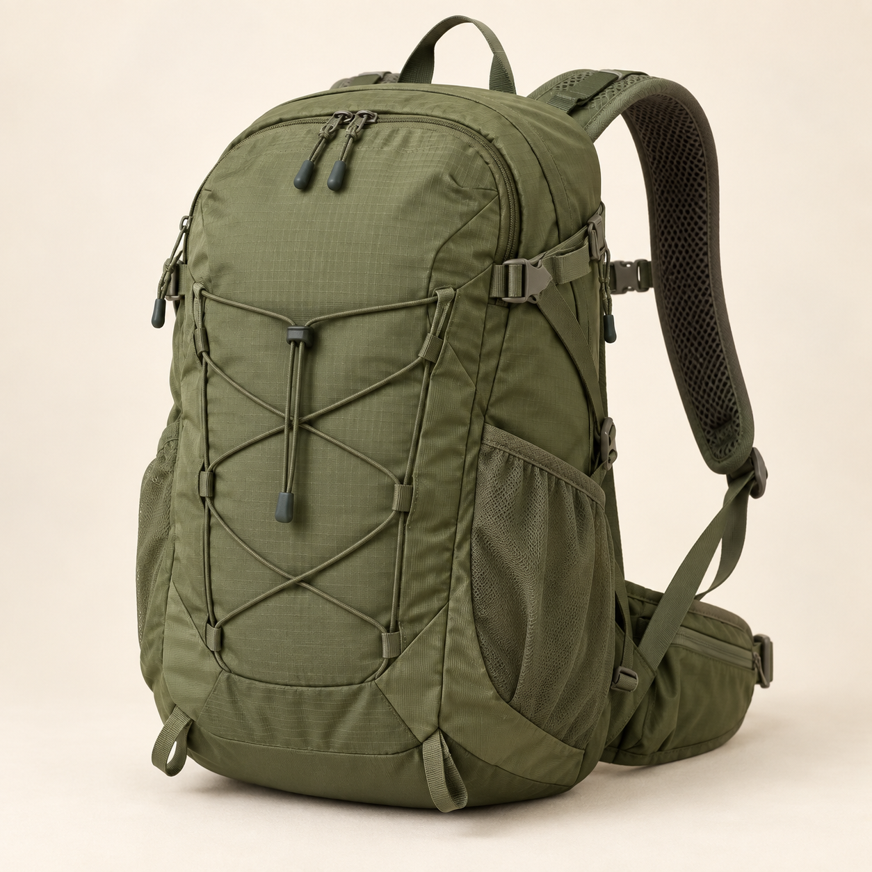 Olive technical hiking daypack